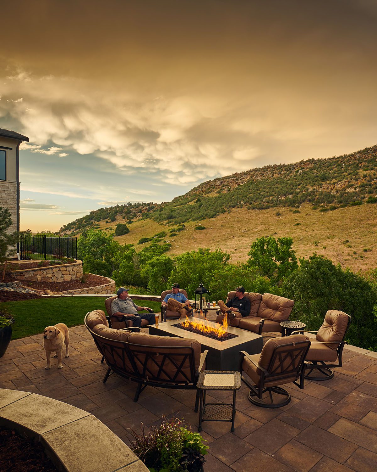 Cozy Fire Pit, Patio, and Outdoor Lighting Solutions Near Highlands Ranch, CO