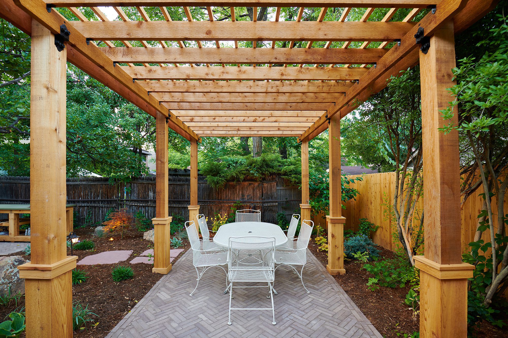 Patio with pergola in Cherry Creek, CO