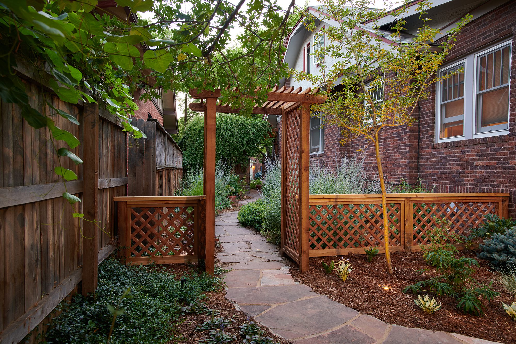 Landscape design with patio in Cherry Creek, CO