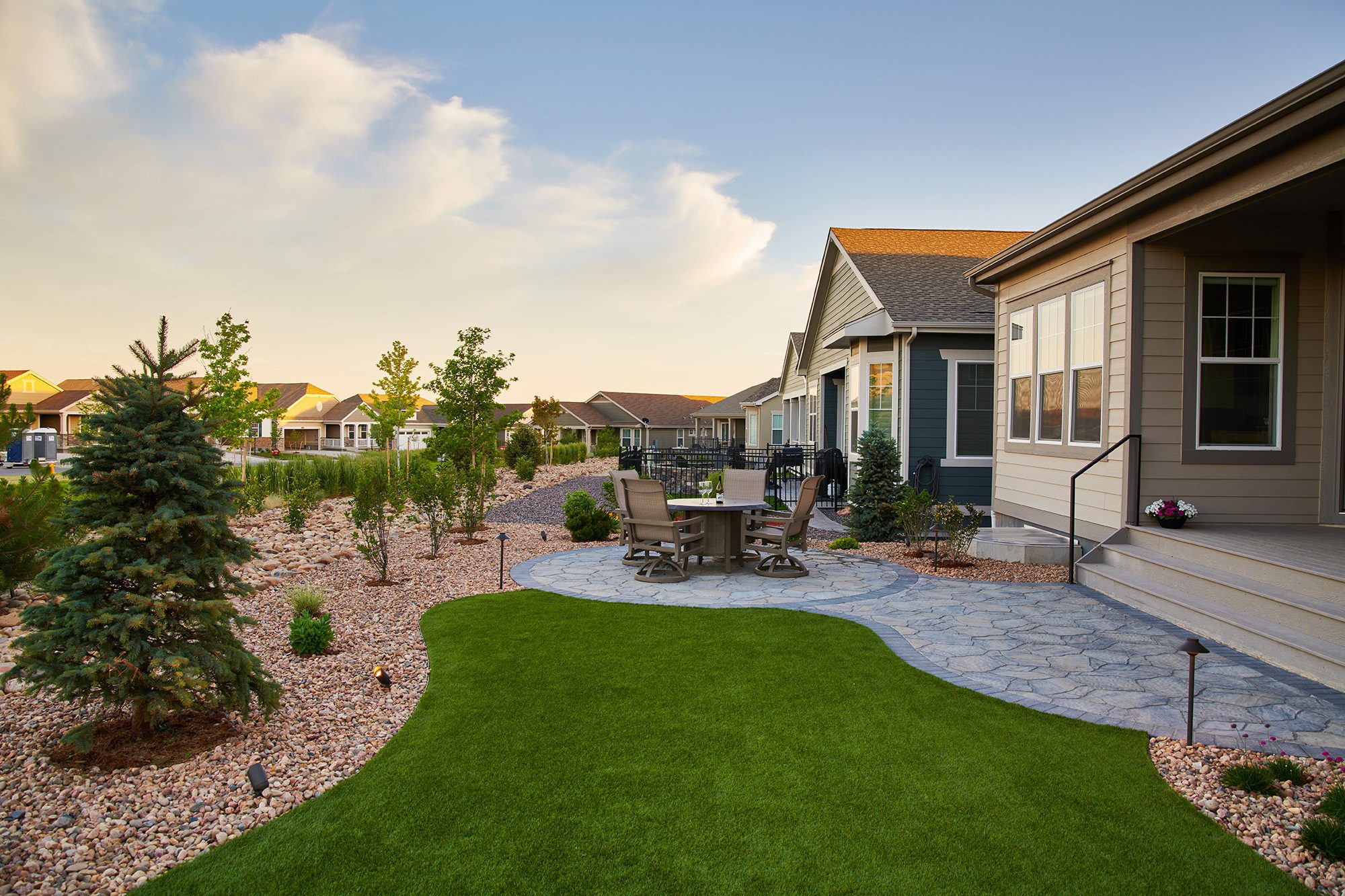 Stunning landscape design in Greenwood Village, CO