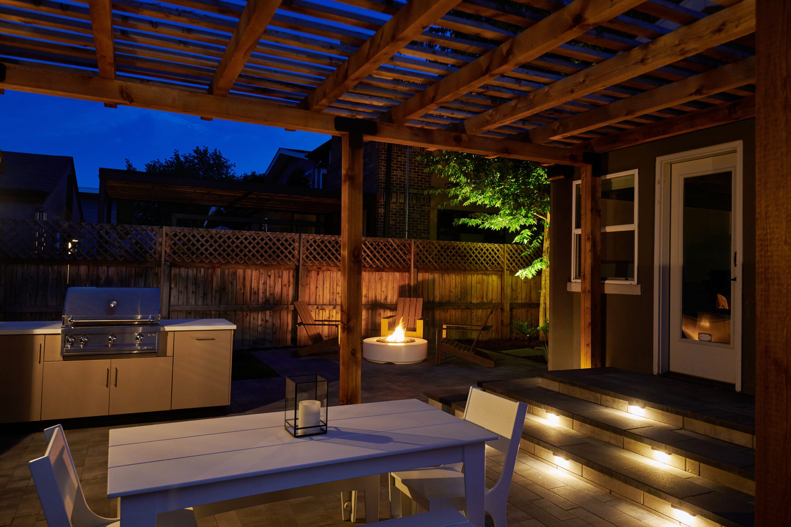 Patio with pergola in Cherry Hills Village, CO