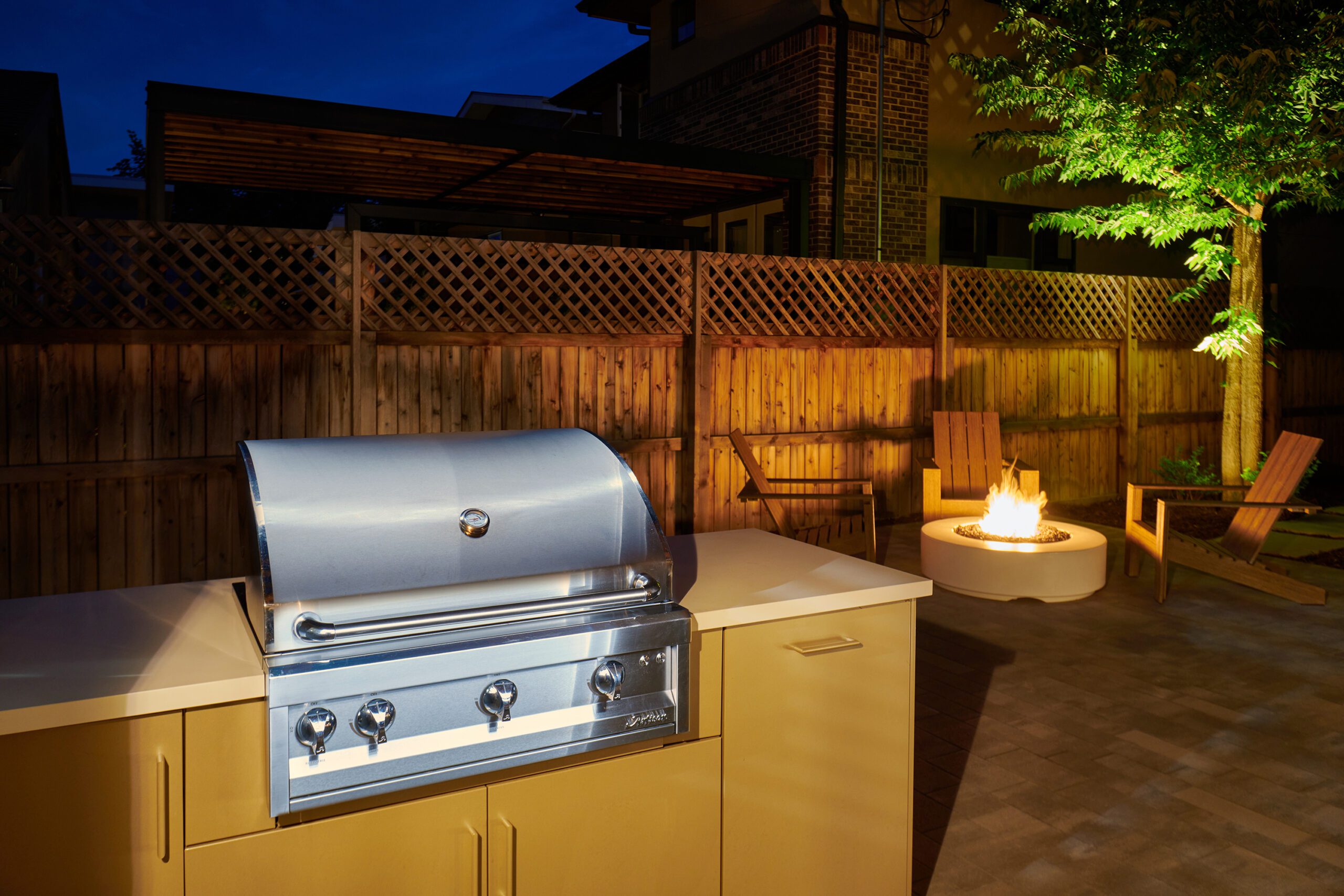 Stunning outdoor kitchen in Cherry Hills Village, CO