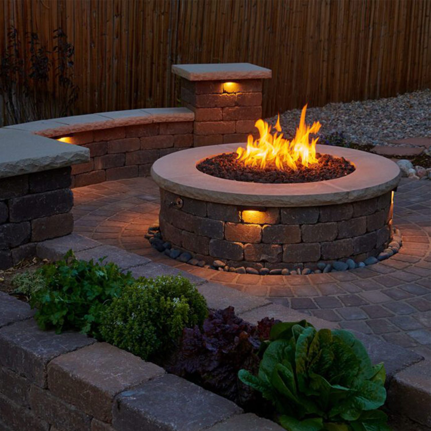 Fire pit and patio in Greenwood Village, CO