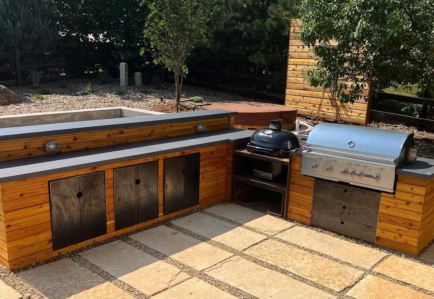 outdoor kitchen and landscape design cherry creek co